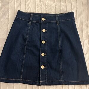 Jean Skirt with buttons